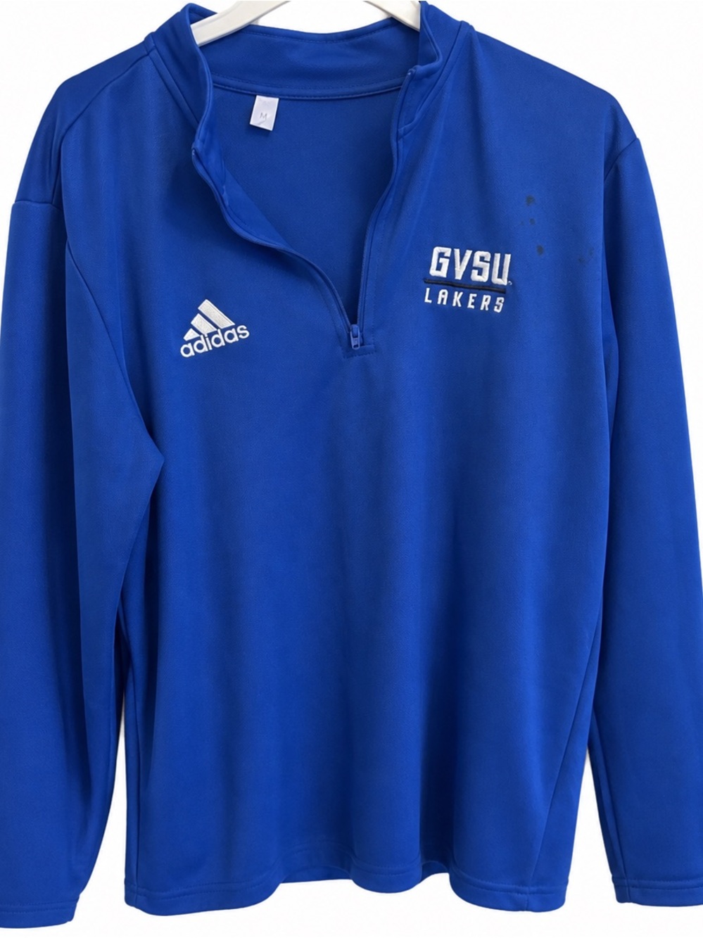 5/50$ or 10/90$

Adidas Royal Blue GVSU Lakers Quarter-Zip
